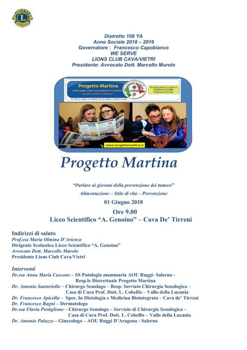 PROGETTO MARTINA 1
