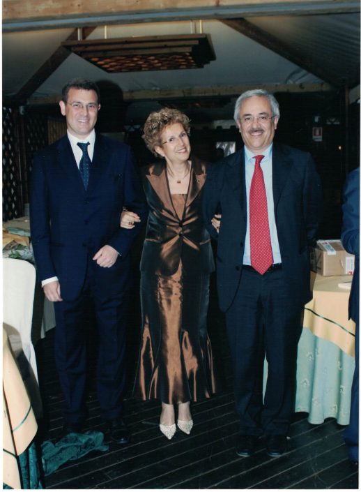 LA PRESIDENTE CON I NUOVI SOCI LUCIO PANZA ED ADOLFO SENATORE